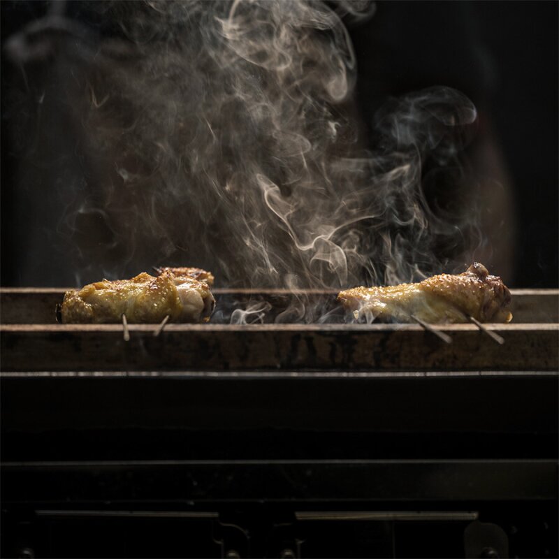 Keramik Tischgrill Yakiniku Shichirin, eckig, Large