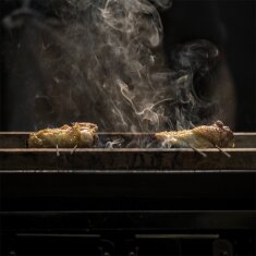 Keramik Tischgrill Yakiniku Shichirin, eckig, Large