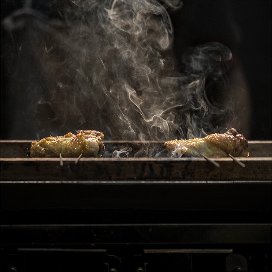 Keramik Tischgrill Yakiniku Shichirin, eckig, Large