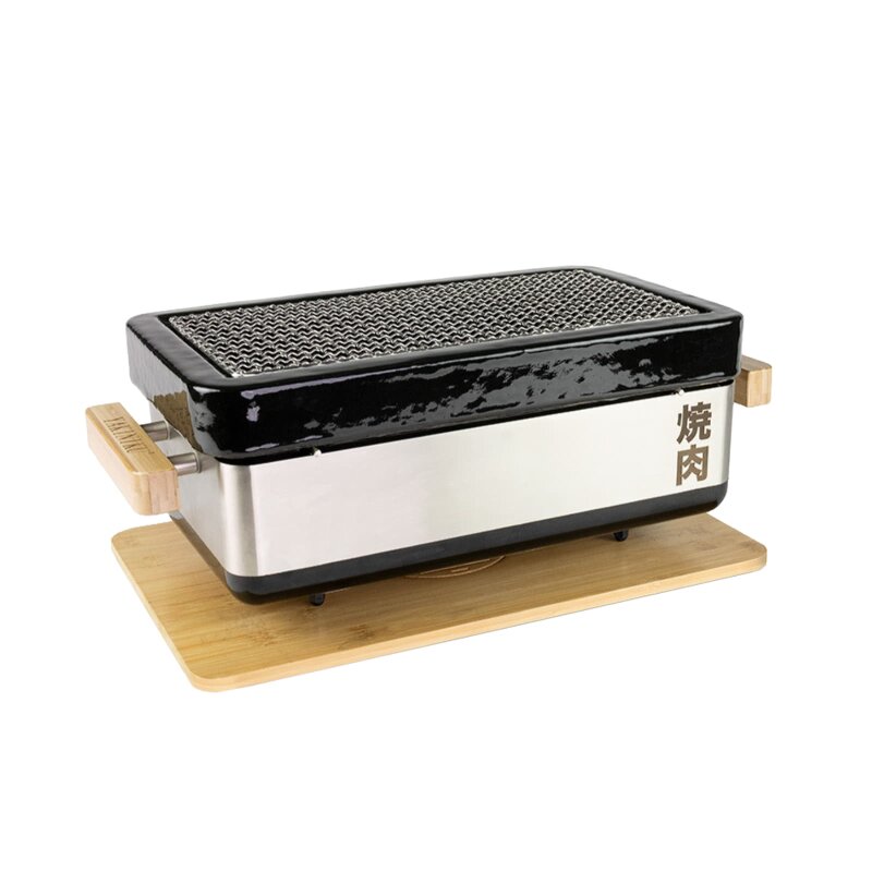 Keramik Tischgrill Yakiniku Shichirin Pro, eckig, medium