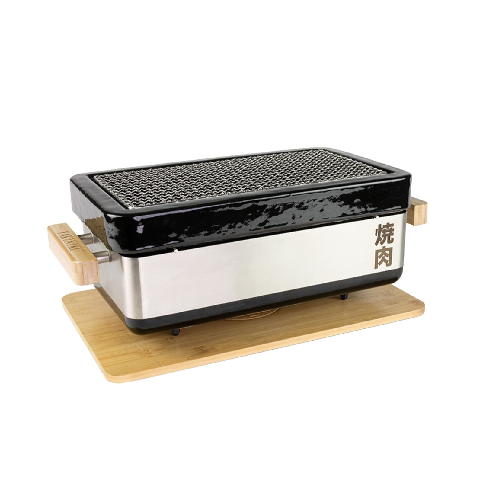 Keramik Tischgrill Yakiniku Shichirin Pro, eckig, medium