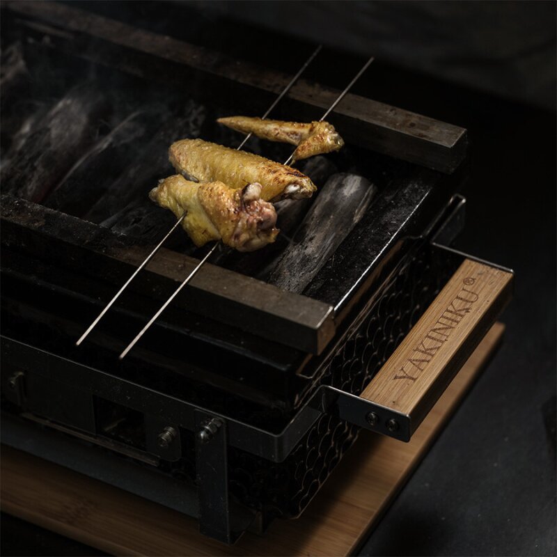 Yakiniku Yakitori- System, Trägersystem für Shichirin Large Spieße