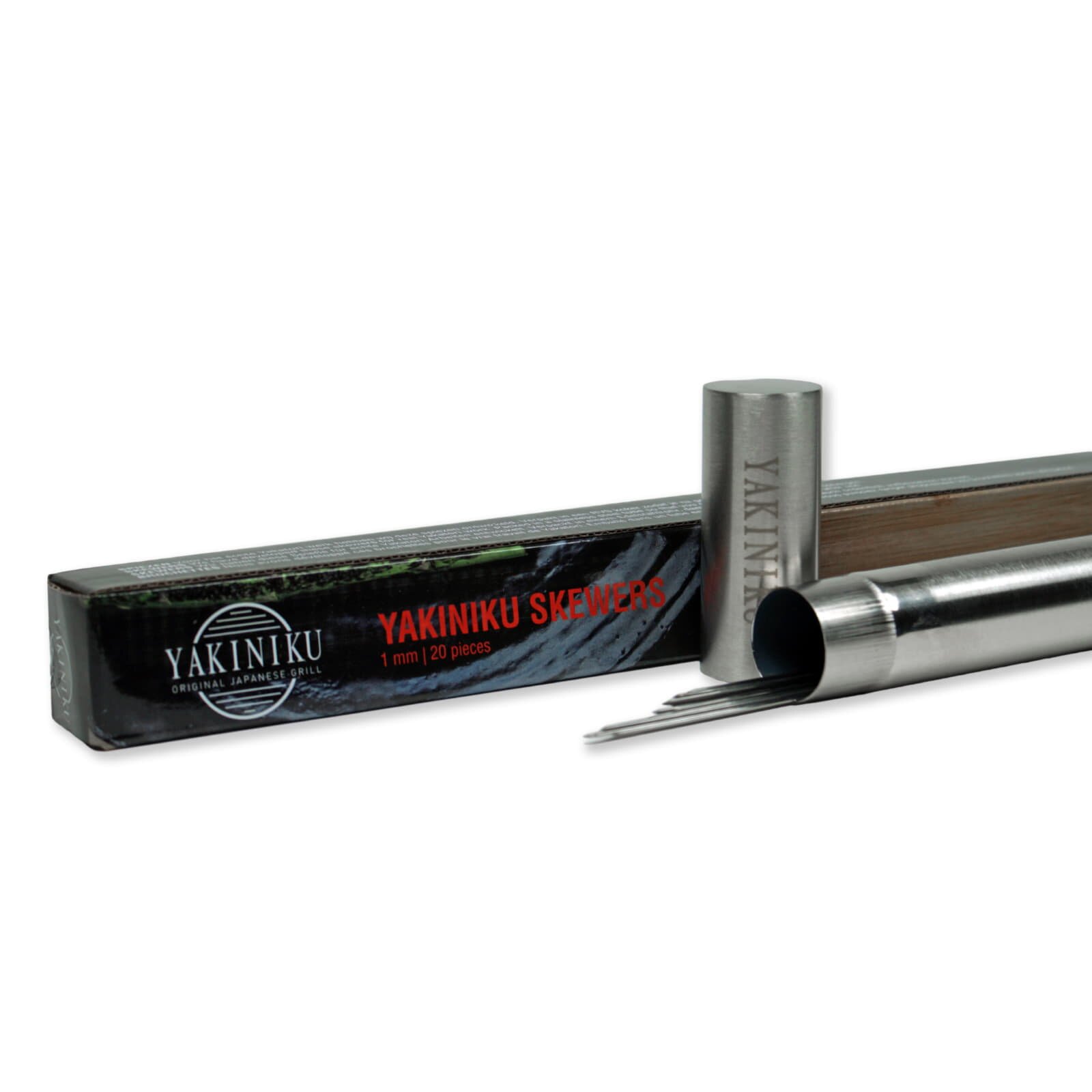 Yakiniku wiederverwendbare Yakitori Spieße 1mm, 20 Stück