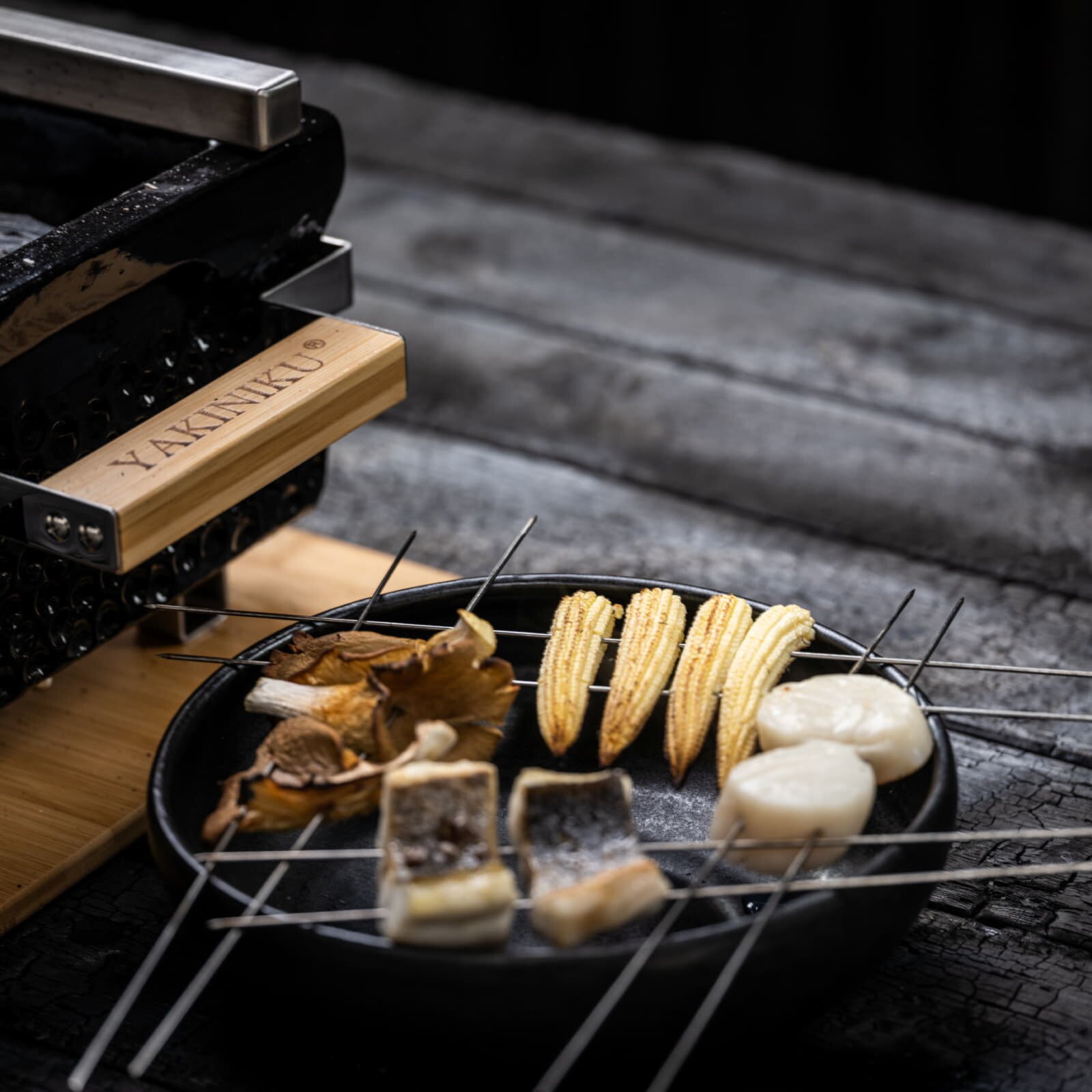 Yakiniku wiederverwendbare Yakitori Spieße 1mm, 20 Stück