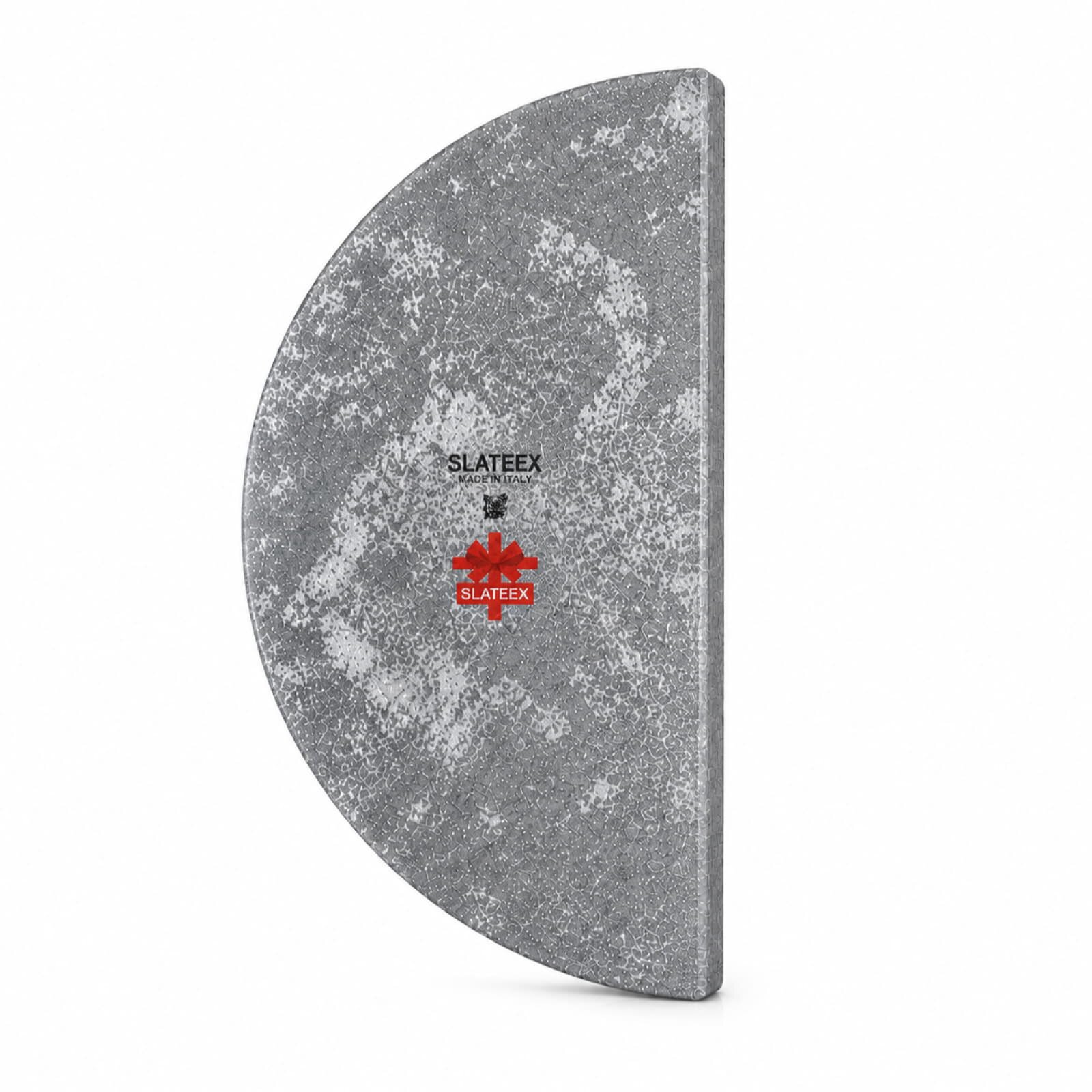 Slateex Halbmond Speckstein- Grillstein für Monolith Icon, 33 x 16 x 2 cm