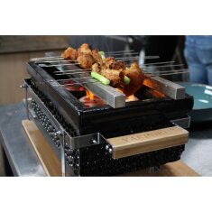 Yakiniku Briketts Quick- Koko- Briketts, rund, 4 Stück