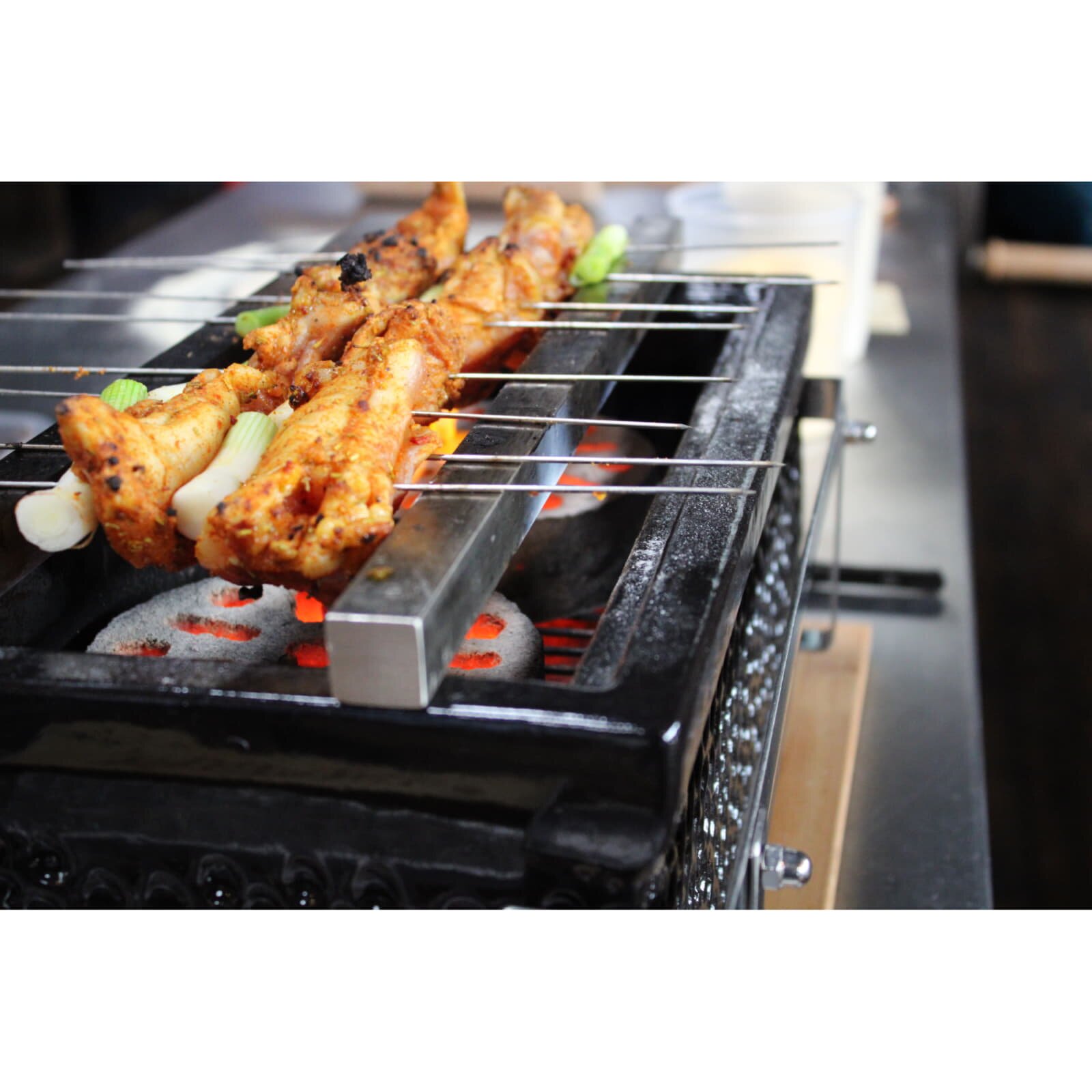 Yakiniku Briketts Quick- Koko- Briketts, rund, 4 Stück