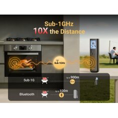 Typhur Sync Gold Lite - kabelloses Fleischthermometer mit 1 Sonde - wireless