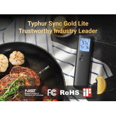 Typhur Sync Gold Lite - kabelloses Fleischthermometer mit 1 Sonde - wireless