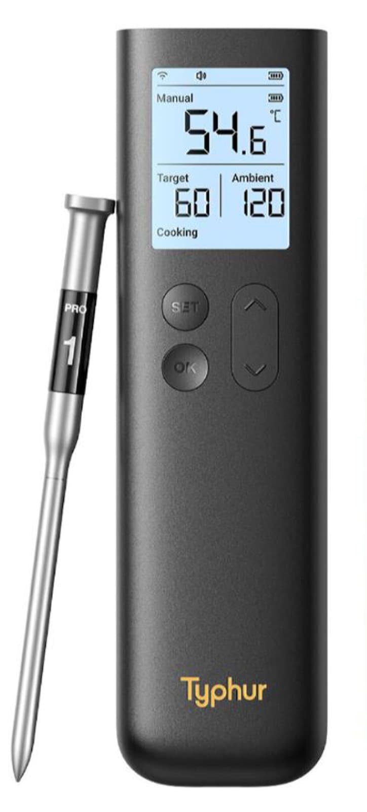 Typhur Sync Gold Lite - kabelloses Fleischthermometer mit 1 Sonde - wireless