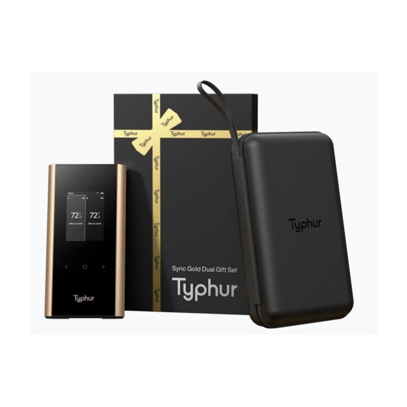 Typhur Sync Gold Dual Gift Set - kabelloses Fleischthermometer mit 2 Sonden - wireless