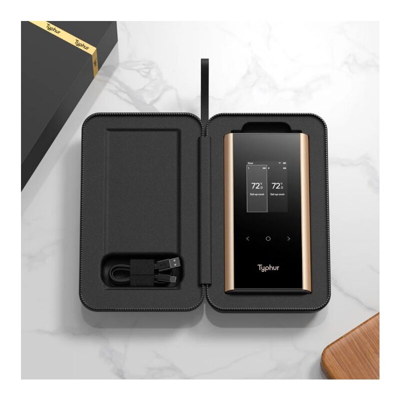 Typhur Sync Gold Dual Gift Set - kabelloses Fleischthermometer mit 2 Sonden - wireless