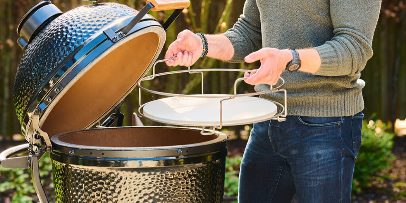 Big Green Egg - Dual Zone Deflector Kit L für Large