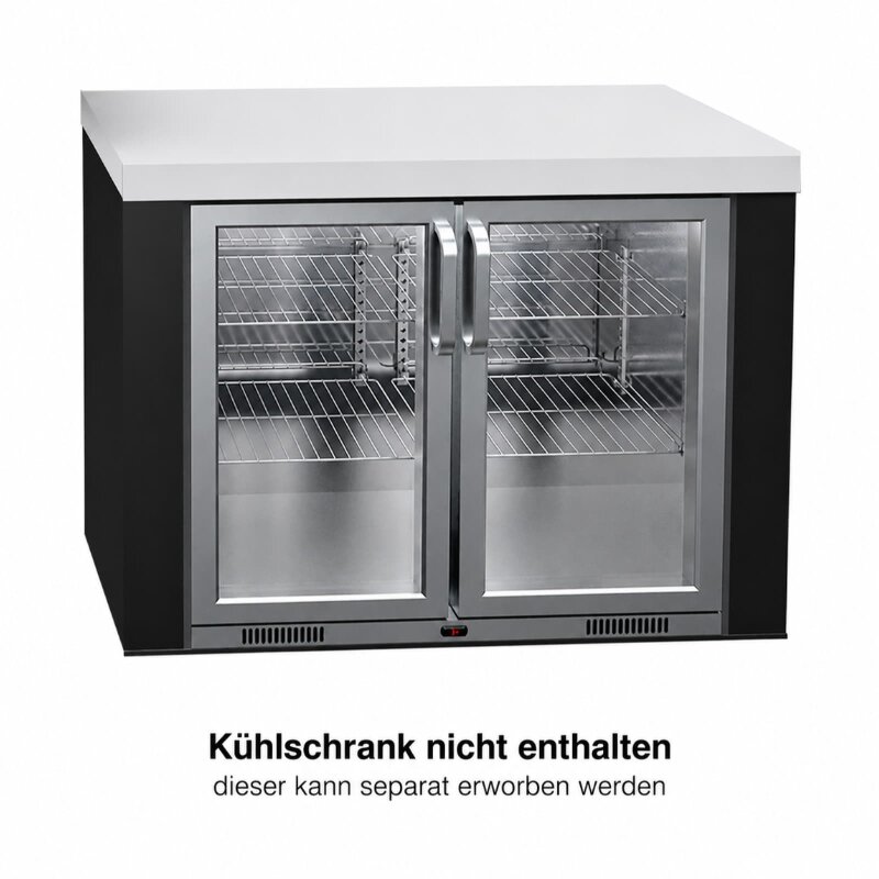 Everdure NEO Black Kühlschrankmodul mit Arbeitsplatte, Schwarz