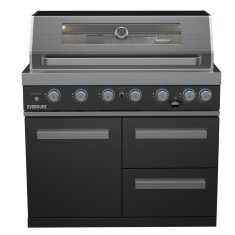 Everdure NEO Black 6+1 Brenner Built- In Gasgrill inkl. Rotisserie