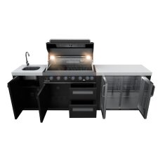 Everdure NEO Black 6+1 Brenner Built- In Gasgrill inkl. Rotisserie