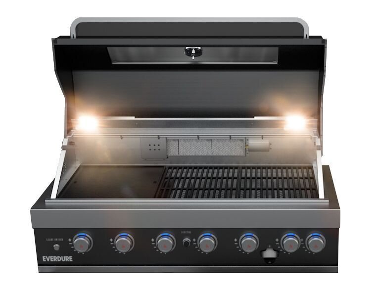 Everdure NEO Black 6+1 Brenner Built- In Gasgrill inkl. Rotisserie
