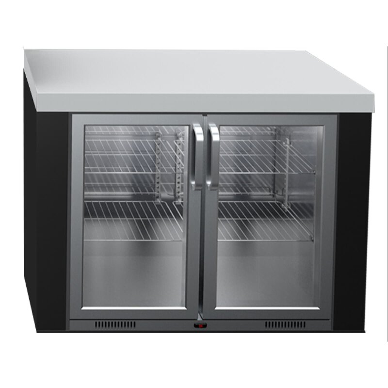 Everdure NEO Black Steel - XXL Kühlschrank, Doppeltüren, 192 Liter