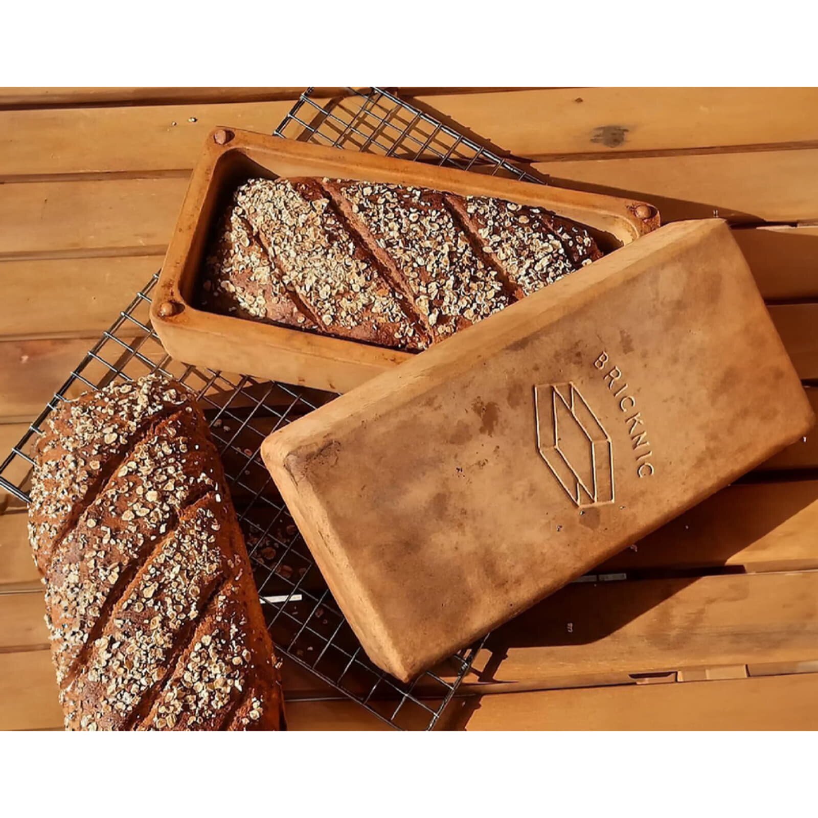 Bricknic Kochstein Original Natur, 24 x 10 x 12 cm