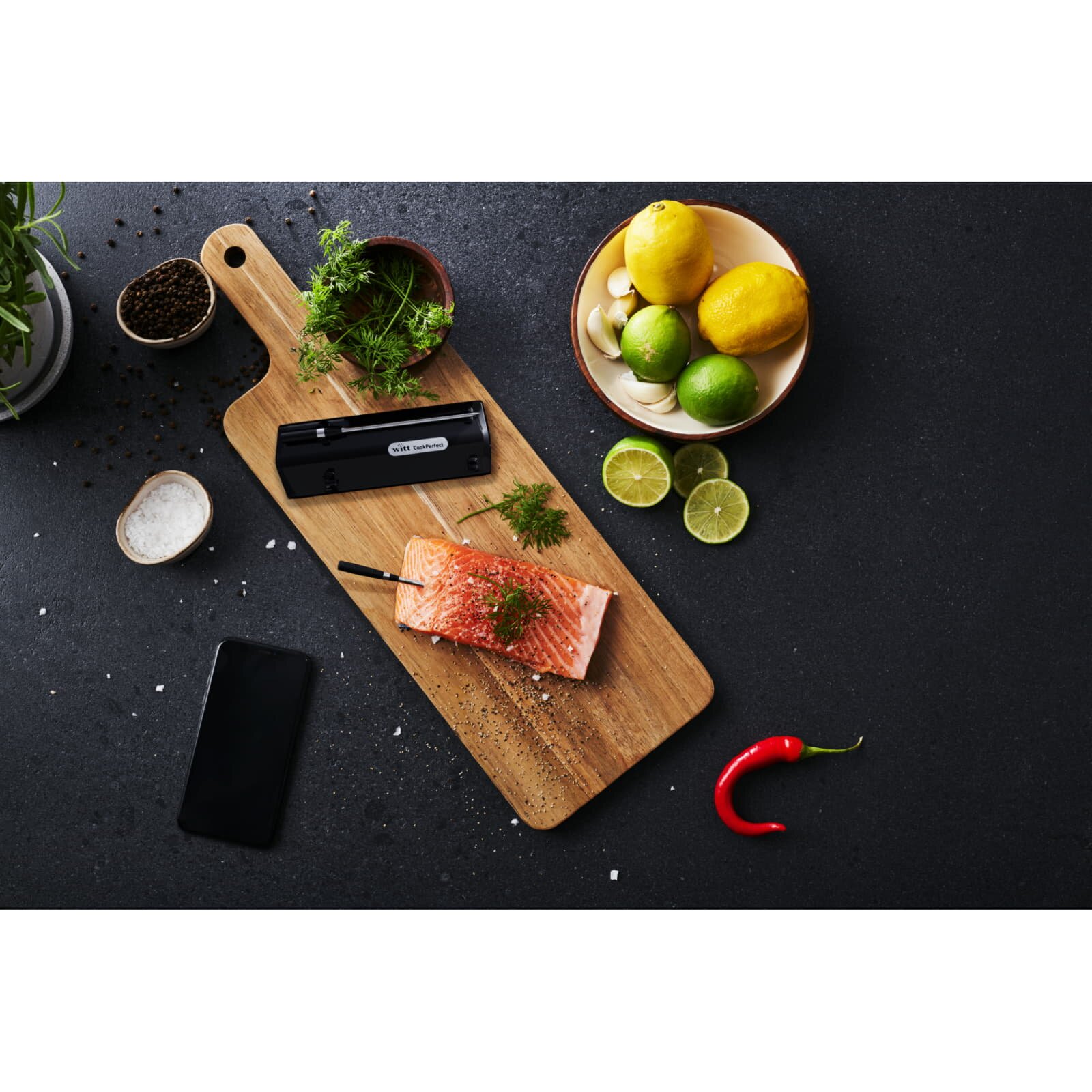 Witt kabelloses Fleischthermometer Cook Perfekt Wireless Dual