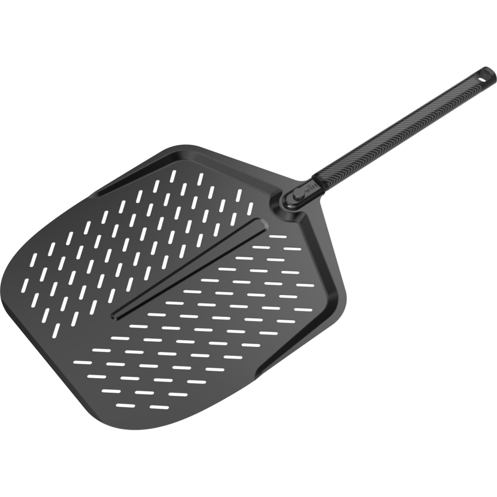 Witt Pizzaschieber Black Edition, Aluminium mit Carbongriff, 14 Zoll für Ø36 cm Pizzen