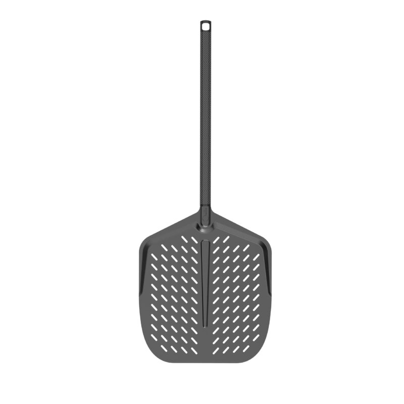 Witt Pizzaschieber Black Edition mit langem Carbongriff, 14 Zoll für Ø36 cm Pizzen