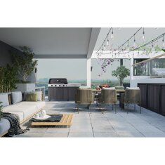 Built- in Gasgrill Everdure Lagoon 4- Brenner mit BBQ Modul