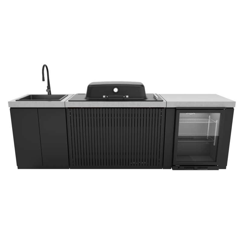 Everdure Seabreeze Einbau- Gasgrill Furnace mit Haube inkl. BBQ Modul