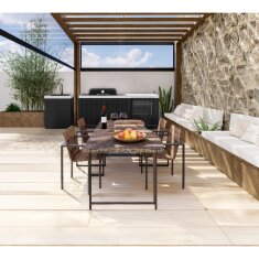 Everdure Seabreeze Einbau- Gasgrill Furnace mit Haube inkl. BBQ Modul