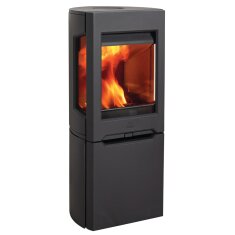 Kaminofen Guss Jotul F 165 Sockel mit Seitenfenstern & Stahlseiten - 5,5 kW - AUSSTELLUNGSSTÜCK