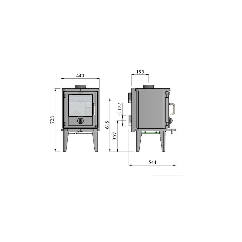 Kaminofen Gussofen Morsoe 3116 - 5,2 kW - AUSSTELLUNGSSTÜCK