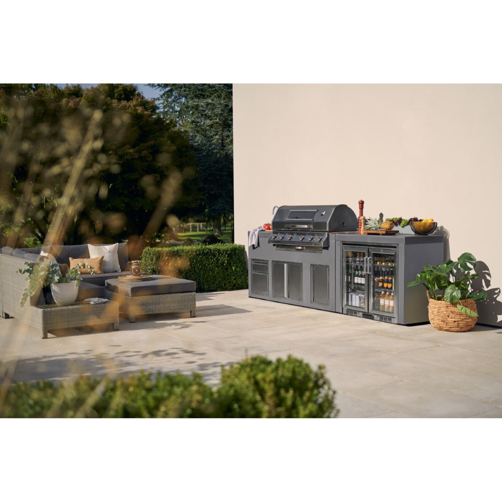 Everdure NEO Gasgrill mit 6 Brennern, Built- In, Silber