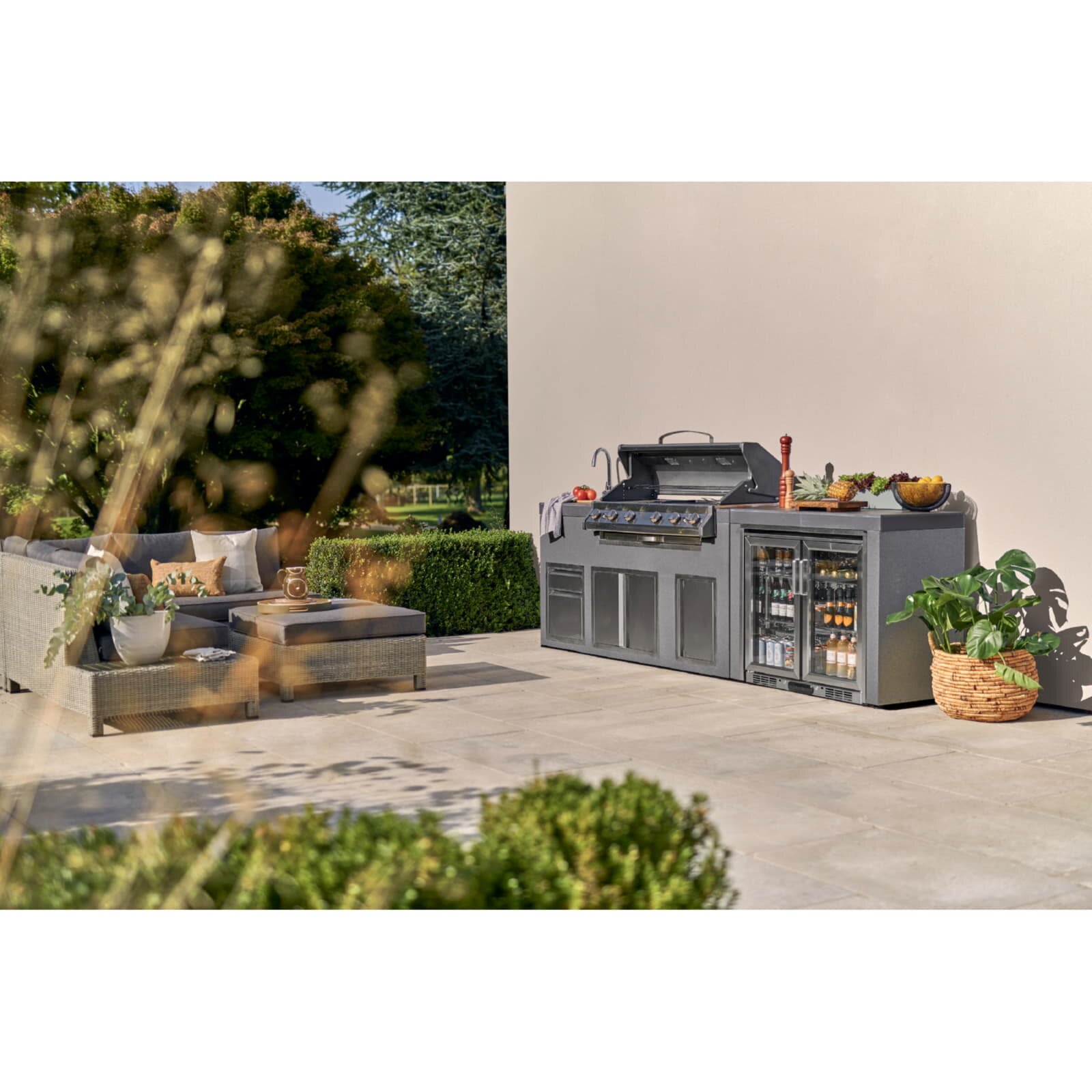 Everdure NEO Gasgrill mit 6 Brennern, Built- In, Silber