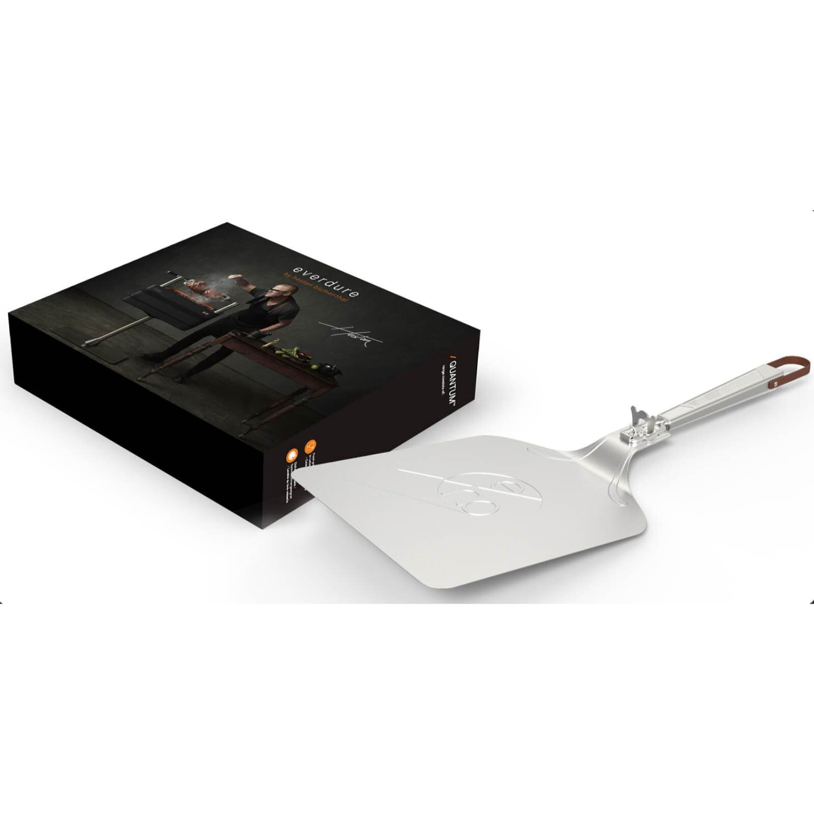 Everdure ehd Quantum Steel Pizzaschieber mit verstellbaren Winkel, Edelstahl