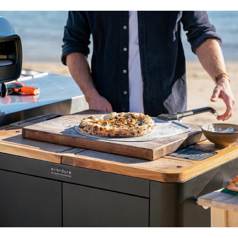 Everdure KILN Pizzaschieber 14"/ 35cm, Aluminium perforiert