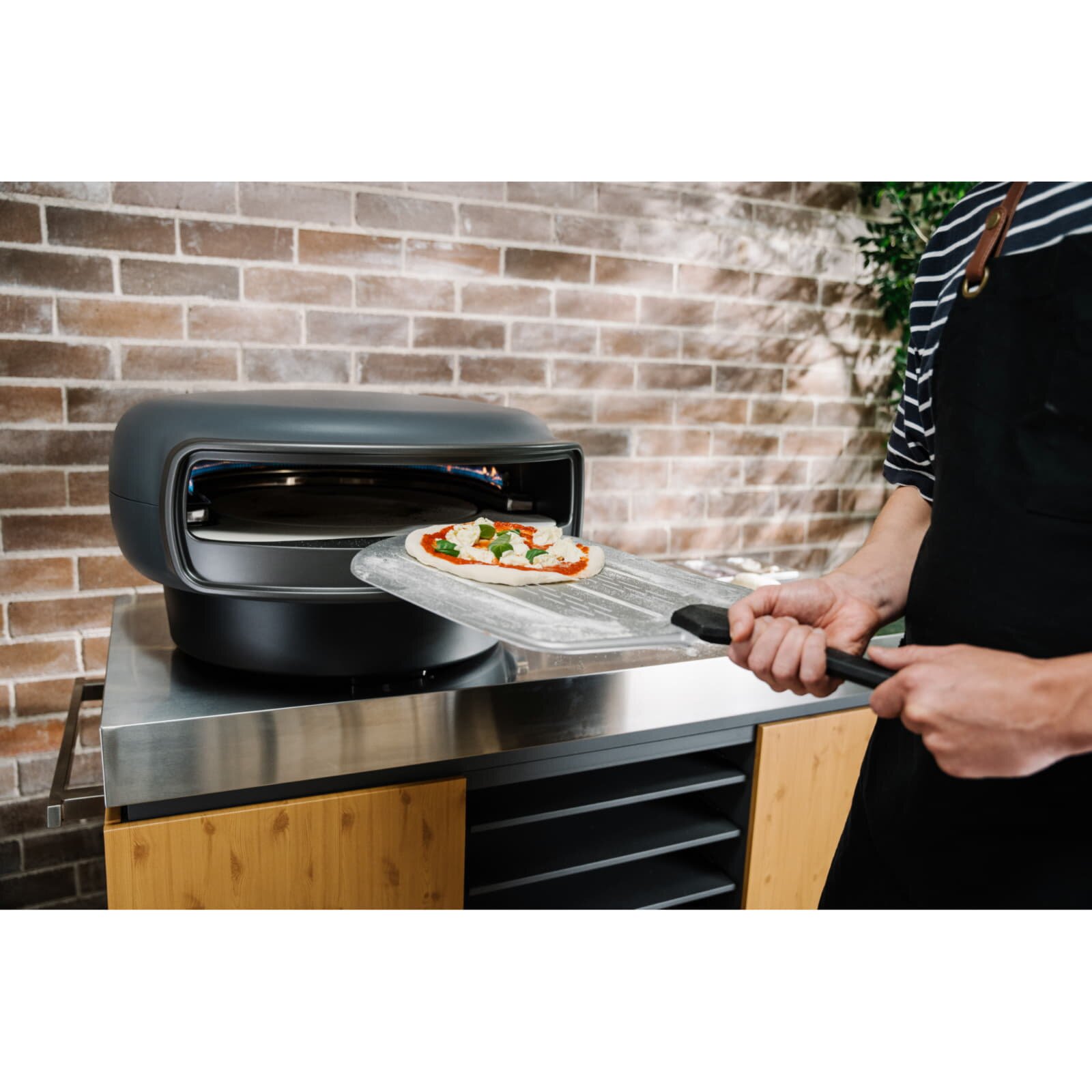 Everdure KILN Pizzaschieber 14"/ 35cm, Aluminium perforiert