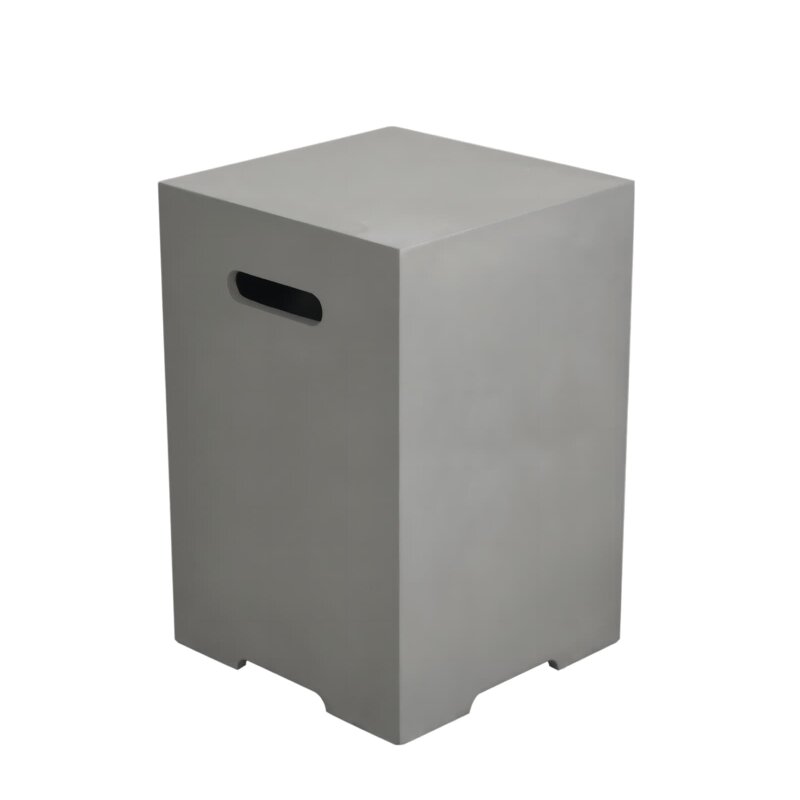 Elementi quadratische Gasflaschenabdeckung, hellgrau - B-Ware