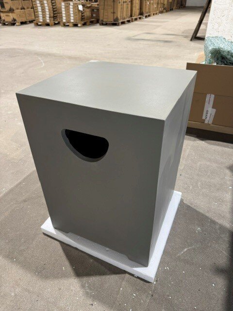 Elementi quadratische Gasflaschenabdeckung, hellgrau - B-Ware