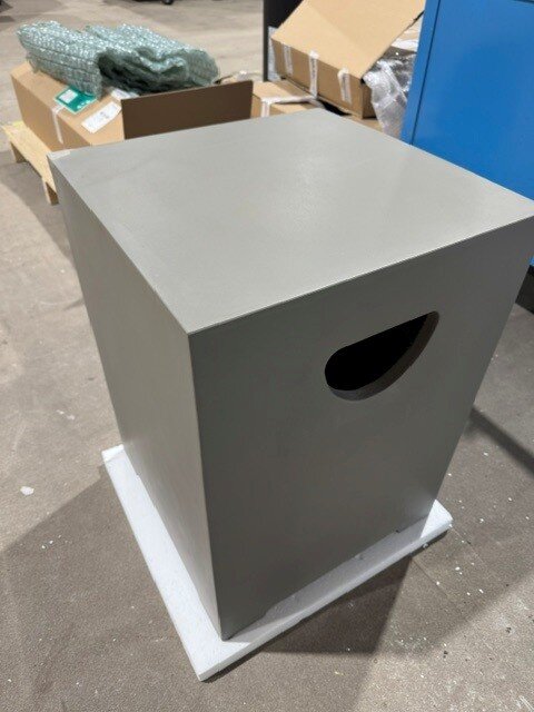 Elementi quadratische Gasflaschenabdeckung, hellgrau - B-Ware