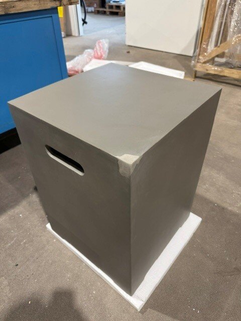 Elementi quadratische Gasflaschenabdeckung, hellgrau - B-Ware