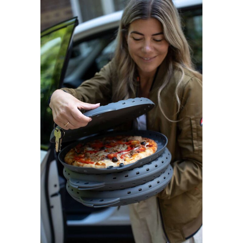 Everdure KILN Pizzabox/ Transportbox, Grau