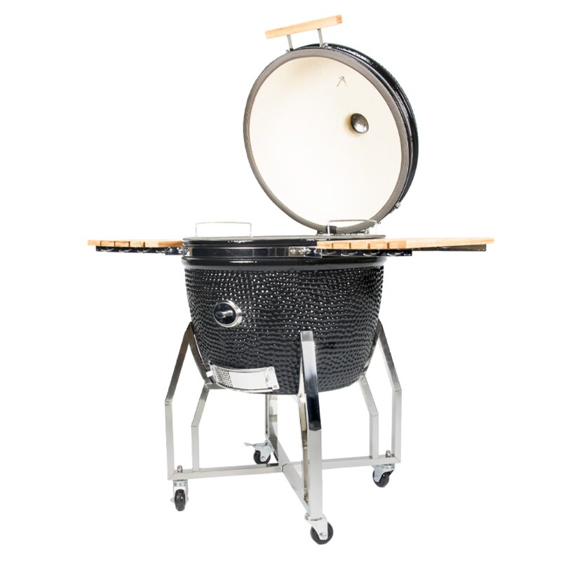 Keramikgrill Yakiniku Kamado 24", XXL Set inkl. Gestell, Cover + Pro- Set