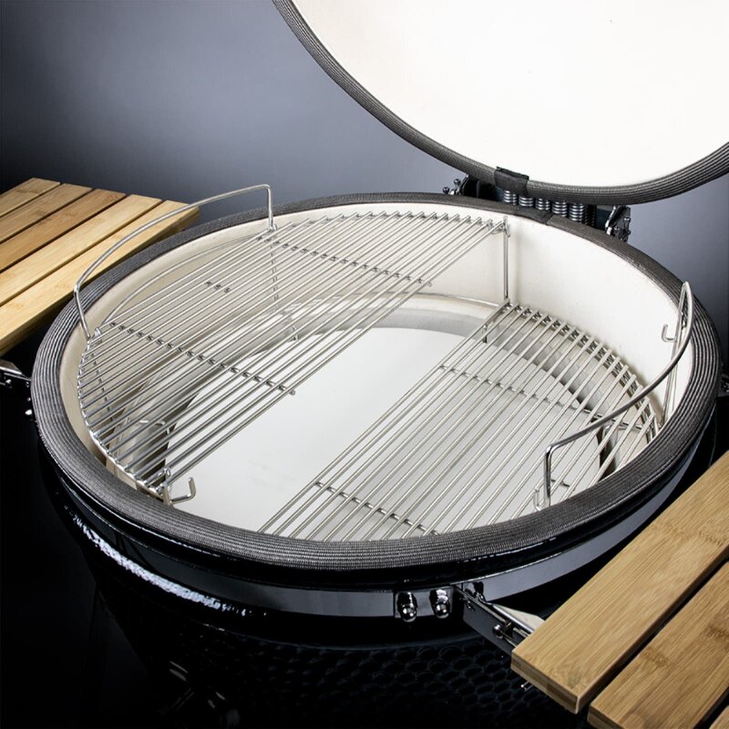 Keramikgrill Yakiniku Kamado 24", XXL Set inkl. Gestell, Cover + Pro- Set