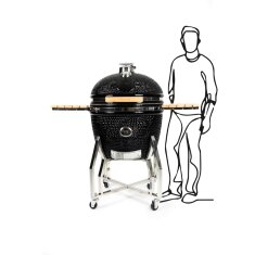 Keramikgrill Yakiniku Kamado 24", XXL Set inkl. Gestell, Cover + Pro- Set