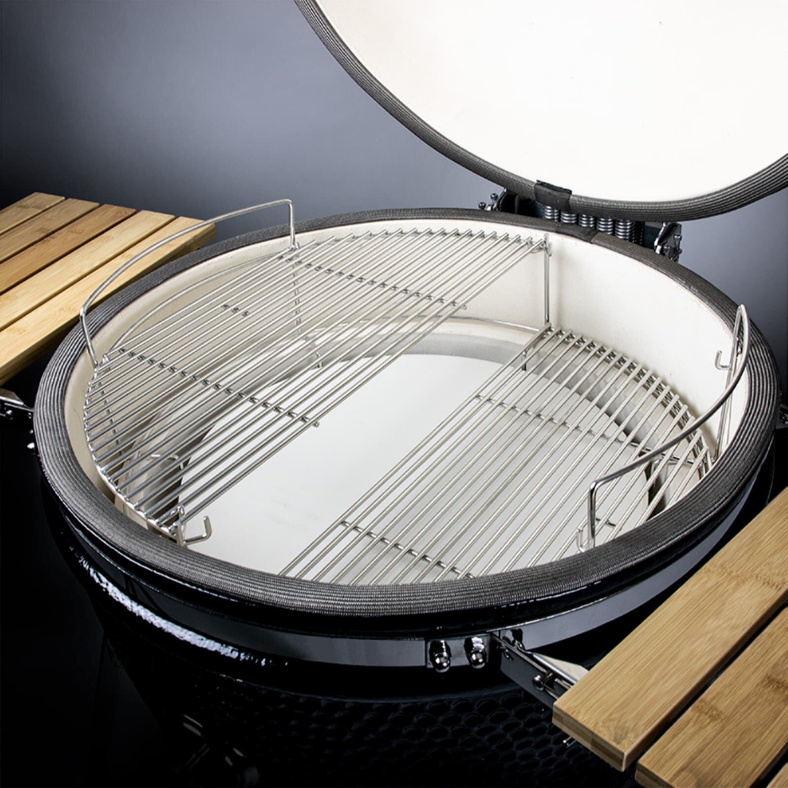 Keramikgrill Yakiniku Kamado 24", XXL Set inkl. Gestell, Cover + Pro- Set