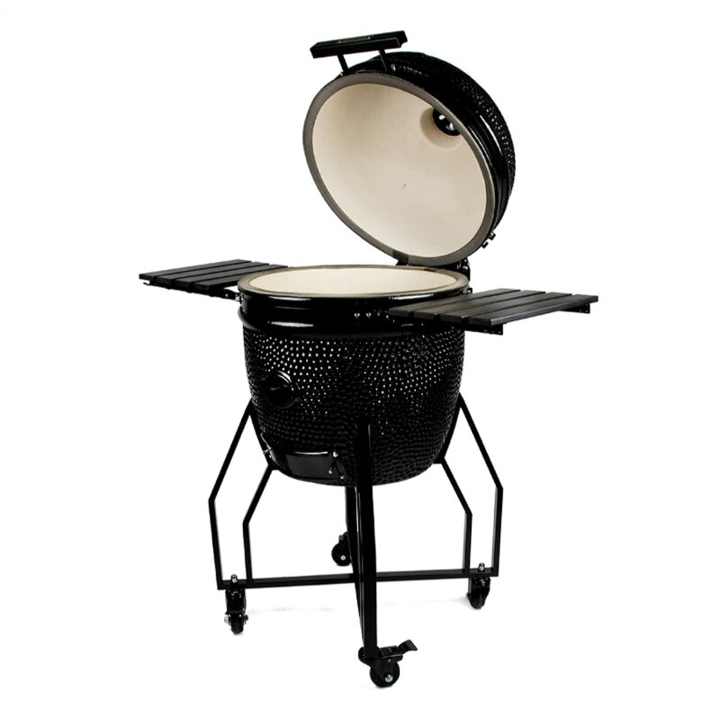 Keramikgrill Yakiniku Kamado 19" Large - Black Edition - Set inkl. Gestell + Pro Set