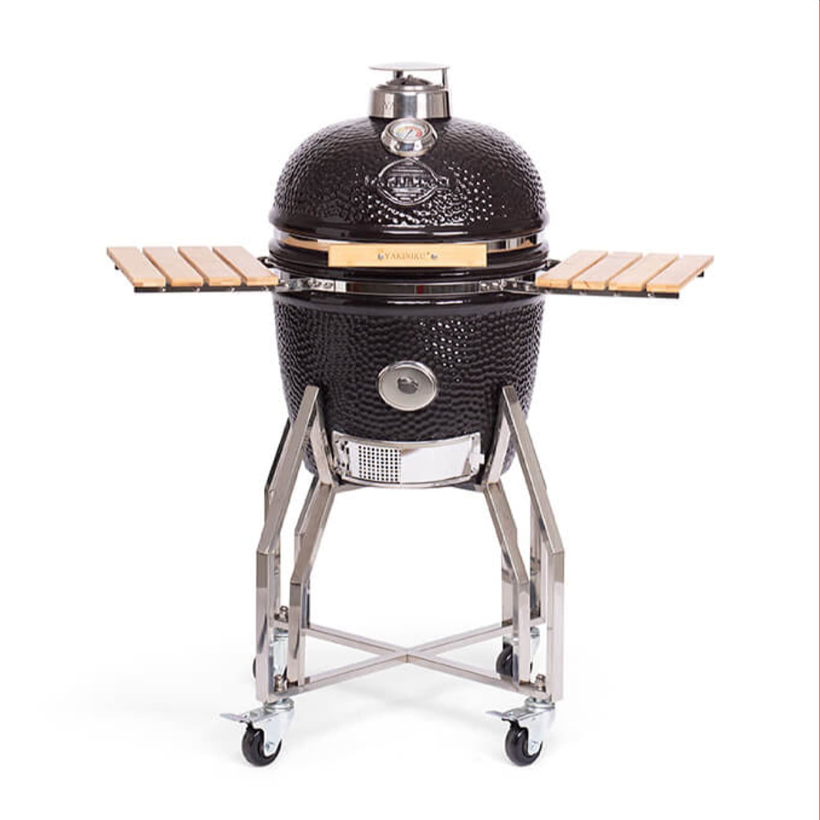 Keramikgrill Yakiniku Kamado 16", Medium Set inkl. Gestell + Seitentische