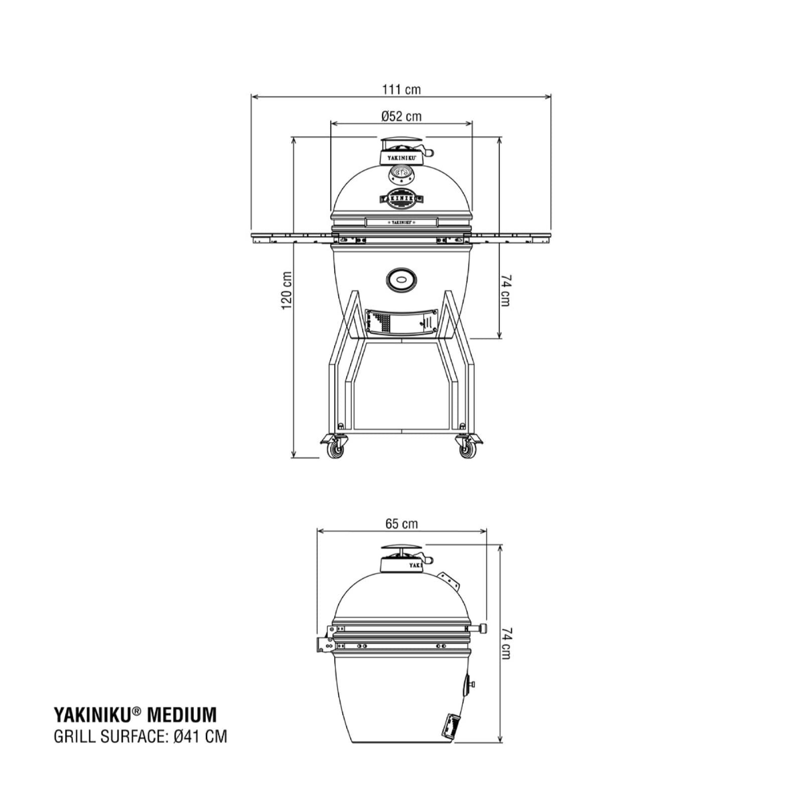 Keramikgrill Yakiniku Kamado 16", Medium