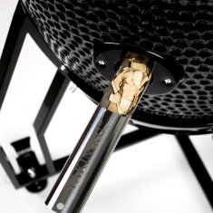 Keramikgrill Yakiniku Kamado 16", Medium Black Edition Set inkl. Gestell + Seitentische