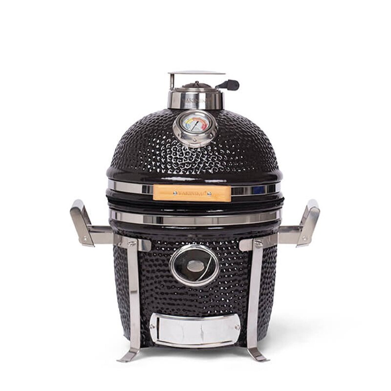 Keramikgrill Yakiniku Kamado 13", Compact inkl. Camping Gestell